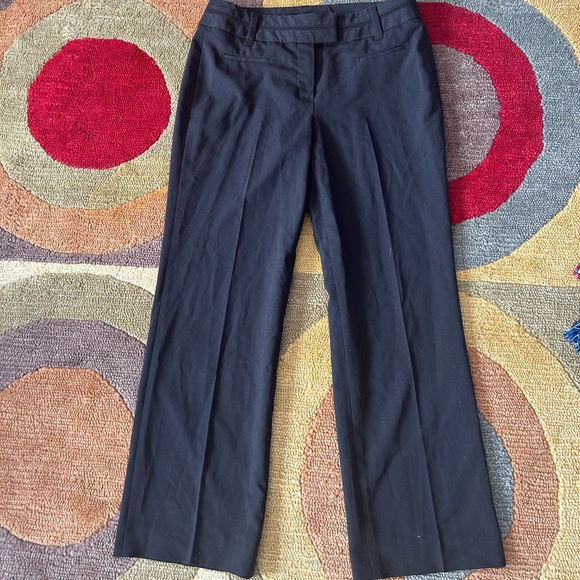Larry Levine Petite Pleated Black Office Work Dress Pants Trousers Size 4 Petite - Picture 1 of 3